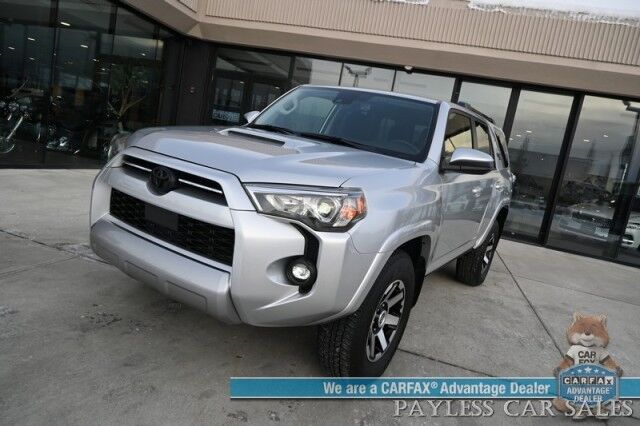 2024 Toyota 4Runner TRD Off Road / 4X4 / 4.0L V6 / Power Driver's Seat / Adaptive Cruise / Lane Departure & Blind Spot / Apple CarPlay & Android Auto / Back Up Camera / Keyless Entry & Start / Alloy Wheels / Tow Pkg / 1-Owner Anchorage AK 2024 Toyota 4Runner TRD Off Road / 4X4 / 4.0L V6 / Power Driver's Seat / Adaptive Cruise / Lane Departure & Blind Spot / Apple CarPlay & Android Auto / Back Up Camera / Keyless Entry & Start / Alloy Wheels / Tow Pkg / 1-Owner Anchorage AK
