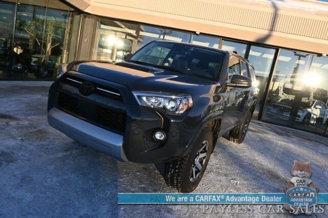 2024 Toyota 4Runner TRD Off Road / 4X4 / 4.0L V6 / Power Driver's Seat / Adaptive Cruise / Lane Departure & Blind Spot / Apple CarPlay & Android Auto / Back Up Camera / Keyless Entry & Start / Alloy Wheels / Tow Pkg / 1-Owner Anchorage AK 2024 Toyota 4Runner TRD Off Road / 4X4 / 4.0L V6 / Power Driver's Seat / Adaptive Cruise / Lane Departure & Blind Spot / Apple CarPlay & Android Auto / Back Up Camera / Keyless Entry & Start / Alloy Wheels / Tow Pkg / 1-Owner Anchorage AK