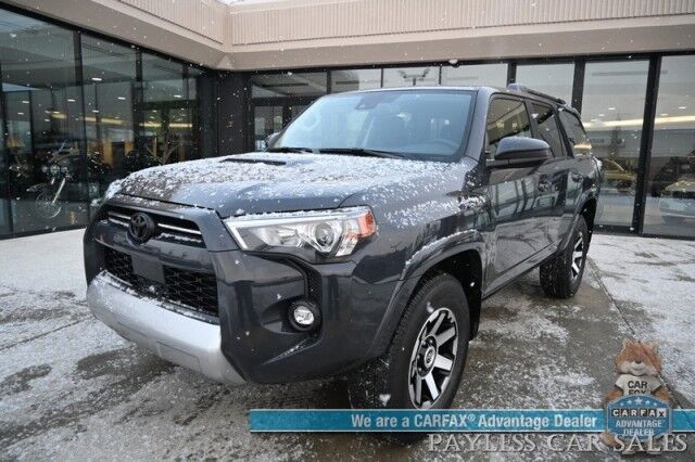 2024 Toyota 4Runner TRD Off Road / 4X4 / 4.0L V6 / Power Driver's Seat / Adaptive Cruise / Lane Departure & Blind Spot / Apple CarPlay & Android Auto / Back Up Camera / Keyless Entry & Start / Alloy Wheels / Tow Pkg / 1-Owner Anchorage AK