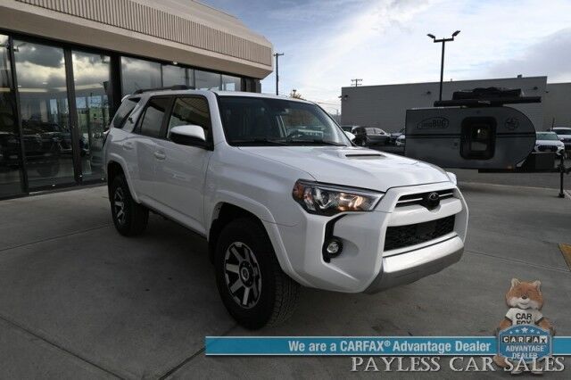 2024 Toyota 4Runner TRD Off Road / 4X4 / 4.0L V6 / Power Driver's Seat / Adaptive Cruise / Lane Departure & Blind Spot / Apple CarPlay & Android Auto / USB Input / Back Up Camera / Keyless Entry & Start / Alloy Wheels / Tow Pkg / 1-Owner Anchorage AK 2024 Toyota 4Runner TRD Off Road / 4X4 / 4.0L V6 / Power Driver's Seat / Adaptive Cruise / Lane Departure & Blind Spot / Apple CarPlay & Android Auto / USB Input / Back Up Camera / Keyless Entry & Start / Alloy Wheels / Tow Pkg / 1-Owner Anchorage AK