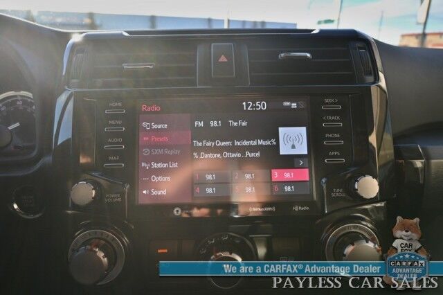 2024 Toyota 4Runner TRD Off Road / 4X4 / 4.0L V6 / Power Driver's Seat / Adaptive Cruise / Lane Departure & Blind Spot / Apple CarPlay & Android Auto / USB Input / Back Up Camera / Keyless Entry & Start / Tow Pkg / 1-Owner Anchorage AK