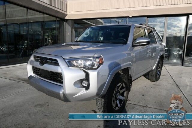 2024 Toyota 4Runner TRD Off Road / 4X4 / 4.0L V6 / Power Driver's Seat / Adaptive Cruise / Lane Departure & Blind Spot / Apple CarPlay & Android Auto / USB Input / Back Up Camera / Keyless Entry & Start / Tow Pkg / 1-Owner Anchorage AK 2024 Toyota 4Runner TRD Off Road / 4X4 / 4.0L V6 / Power Driver's Seat / Adaptive Cruise / Lane Departure & Blind Spot / Apple CarPlay & Android Auto / USB Input / Back Up Camera / Keyless Entry & Start / Tow Pkg / 1-Owner Anchorage AK
