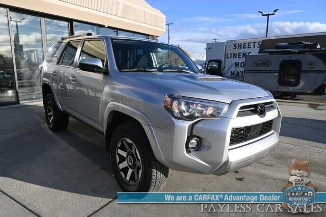 2024 Toyota 4Runner TRD Off Road / 4X4 / 4.0L V6 / Power Driver's Seat / Adaptive Cruise / Lane Departure & Blind Spot / Apple CarPlay & Android Auto / USB Input / Back Up Camera / Keyless Entry & Start / Tow Pkg / 1-Owner Anchorage AK 2024 Toyota 4Runner TRD Off Road / 4X4 / 4.0L V6 / Power Driver's Seat / Adaptive Cruise / Lane Departure & Blind Spot / Apple CarPlay & Android Auto / USB Input / Back Up Camera / Keyless Entry & Start / Tow Pkg / 1-Owner Anchorage AK