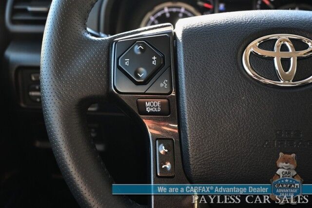 2024 Toyota 4Runner TRD Off Road / 4X4 / 4.0L V6 / Power Driver's Seat / Adaptive Cruise / Lane Departure & Blind Spot / Apple CarPlay & Android Auto / USB Input / Back Up Camera / Keyless Entry & Start / Tow Pkg / 1-Owner Anchorage AK