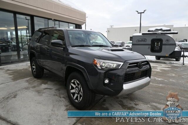 2024 Toyota 4Runner TRD Off Road / 4X4 / 4.0L V6 / Power Driver's Seat / Adaptive Cruise / Lane Departure & Blind Spot / Apple CarPlay & Android Auto / USB Input / Back Up Camera / Keyless Entry & Start / Tow Pkg / 1-Owner Anchorage AK