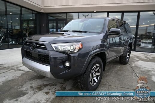 2024 Toyota 4Runner TRD Off Road / 4X4 / 4.0L V6 / Power Driver's Seat / Adaptive Cruise / Lane Departure & Blind Spot / Apple CarPlay & Android Auto / USB Input / Back Up Camera / Keyless Entry & Start / Tow Pkg / 1-Owner Anchorage AK