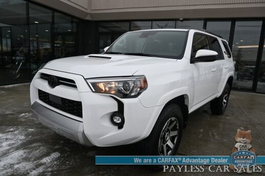 2024 Toyota 4Runner TRD Off Road / 4X4 / 4.0L V6 / Power Driver's Seat / Adaptive Cruise / Lane Departure & Blind Spot / Apple CarPlay & Android Auto / USB Input / Back Up Camera / Keyless Entry & Start / Tow Pkg / 1-Owner Anchorage AK