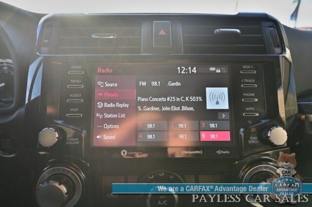 2024 Toyota 4Runner TRD Off Road / 4X4 / 4.0L V6 / Power & Heated Leather Seats / Heated Steering Wheel / Sunroof / Adaptive Cruise / Lane Departure & Blind Spot / Apple CarPlay & Android Auto / Keyless Entry & Start / Tow Pkg / 1-Owner Anchorage AK 2024 Toyota 4Runner TRD Off Road / 4X4 / 4.0L V6 / Power & Heated Leather Seats / Heated Steering Wheel / Sunroof / Adaptive Cruise / Lane Departure & Blind Spot / Apple CarPlay & Android Auto / Keyless Entry & Start / Tow Pkg / 1-Owner Anchorage AK