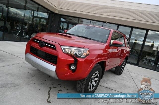 2024 Toyota 4Runner TRD Off Road / 4X4 / Power Driver's Seat / Blind Spot & Lane Departure Alert / Collision Alert / Apple CarPlay & Android Auto / Back Up Camera / Cruise Control / Keyless Entry & Start / Tow Pkg / 1-Owner Anchorage AK