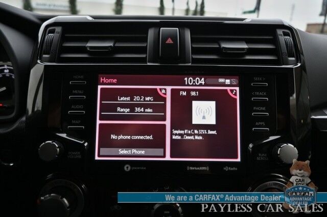2024 Toyota 4Runner TRD Off Road / 4X4 / Premium Cloth Seats / Adaptive Cruise Control / Lane Departure Alert / Apple CarPlay & Android Auto / Back Up Camera / Keyless Entry & Start / Tow Pkg / 19 MPG / 1-Owner Anchorage AK