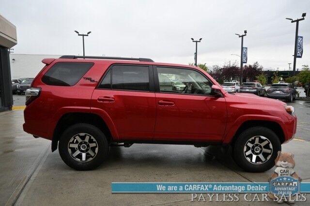 2024 Toyota 4Runner TRD Off Road / 4X4 / Premium Cloth Seats / Adaptive Cruise Control / Lane Departure Alert / Apple CarPlay & Android Auto / Back Up Camera / Keyless Entry & Start / Tow Pkg / 19 MPG / 1-Owner Anchorage AK