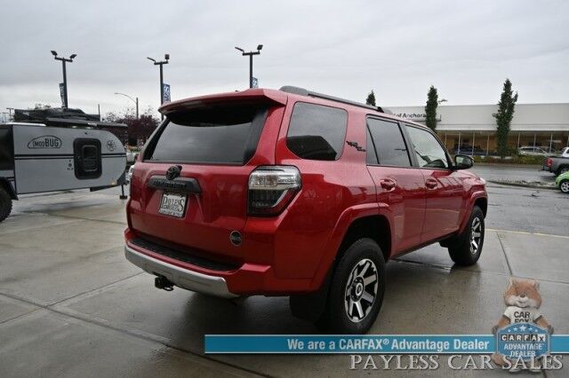 2024 Toyota 4Runner TRD Off Road / 4X4 / Premium Cloth Seats / Adaptive Cruise Control / Lane Departure Alert / Apple CarPlay & Android Auto / Back Up Camera / Keyless Entry & Start / Tow Pkg / 19 MPG / 1-Owner Anchorage AK