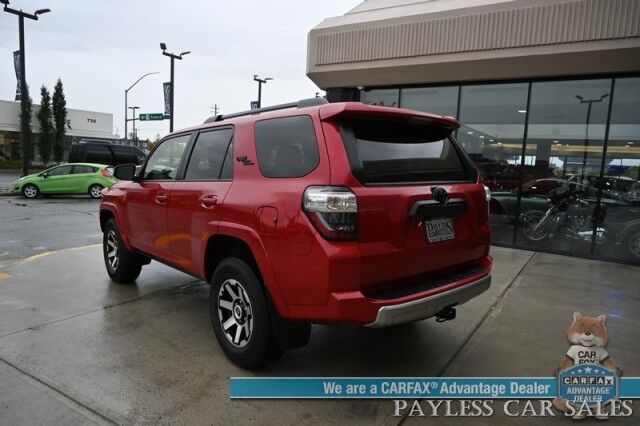 2024 Toyota 4Runner TRD Off Road / 4X4 / Premium Cloth Seats / Adaptive Cruise Control / Lane Departure Alert / Apple CarPlay & Android Auto / Back Up Camera / Keyless Entry & Start / Tow Pkg / 19 MPG / 1-Owner Anchorage AK