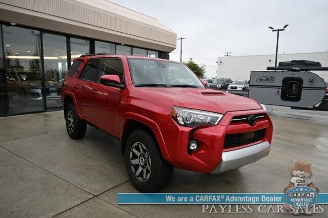 2024 Toyota 4Runner TRD Off Road / 4X4 / Premium Cloth Seats / Adaptive Cruise Control / Lane Departure Alert / Apple CarPlay & Android Auto / Back Up Camera / Keyless Entry & Start / Tow Pkg / 19 MPG / 1-Owner Anchorage AK