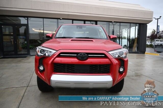 2024 Toyota 4Runner TRD Off Road / 4X4 / Premium Cloth Seats / Adaptive Cruise Control / Lane Departure Alert / Apple CarPlay & Android Auto / Back Up Camera / Keyless Entry & Start / Tow Pkg / 19 MPG / 1-Owner Anchorage AK