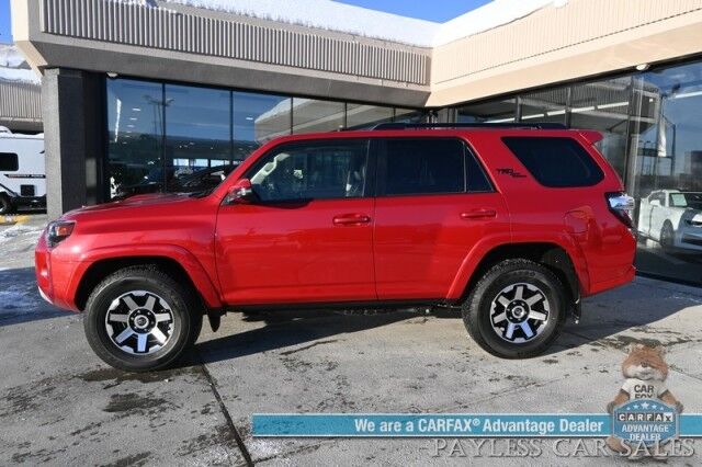 2024 Toyota 4Runner TRD Off Road Premium / 4X4 / Power & Heated Leather Seats / Heated Steering / Sunroof / NAV / Adaptive Cruise / Lane Depart & Blind Spot / Apple CarPlay & Android Auto / Back Up Camera / Tow Pkg / 1-Owner Wasilla AK