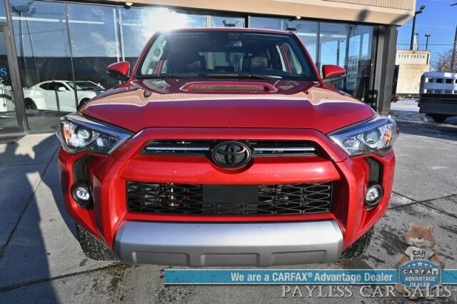 2024 Toyota 4Runner TRD Off Road Premium / 4X4 / Power & Heated Leather Seats / Heated Steering / Sunroof / NAV / Adaptive Cruise / Lane Depart & Blind Spot / Apple CarPlay & Android Auto / Back Up Camera / Tow Pkg / 1-Owner Wasilla AK