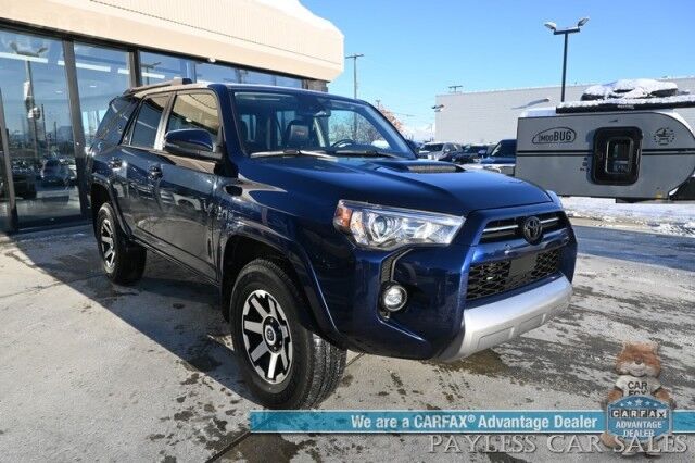 2024 Toyota 4Runner TRD Off Road Premium / 4X4 / Power & Heated Leather Seats / Heated Steering / Sunroof / NAV / Adaptive Cruise / Lane Depart & Blind Spot / Apple CarPlay & Android Auto / Back Up Camera / Tow Pkg / 1-Owner Anchorage AK