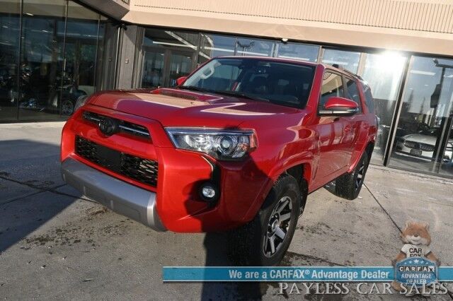 2024 Toyota 4Runner TRD Off Road Premium / 4X4 / Power & Heated Leather Seats / Heated Steering / Sunroof / NAV / Adaptive Cruise / Lane Depart & Blind Spot / Apple CarPlay & Android Auto / Back Up Camera / Tow Pkg / 1-Owner Anchorage AK
