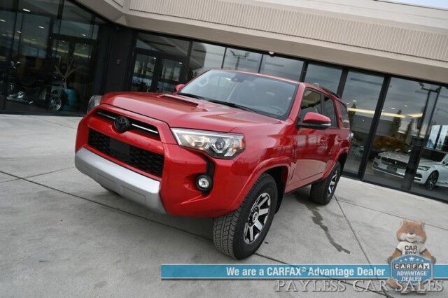 2024 Toyota 4Runner TRD Off Road Premium / 4X4 / Power & Heated Leather Seats / Heated Steering / Sunroof / NAV / Adaptive Cruise / Lane Depart & Blind Spot / Apple CarPlay & Android Auto / Back Up Camera / Tow Pkg / 1-Owner Anchorage AK