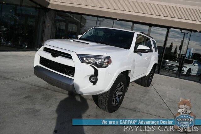 2024 Toyota 4Runner TRD Off Road Premium / 4X4 / Power & Heated Leather Seats / Heated Steering / Sunroof / Navigation / Lane Watch & Blind Spot Alert / Apple CarPlay & Android Auto / Back up Cam / Tow Pkg / 1-Owner Anchorage AK