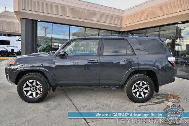 2024 Toyota 4Runner TRD Off Road Premium / 4X4 / Power & Heated Leather Seats / Heated Steering Wheel / Sunroof / NAV / Adaptive Cruise / Lane Depart & Blind Spot Alert / Apple CarPlay & Android Auto / Back Up Camera / Tow Pkg / 1-Owner Anchorage AK 2024 Toyota 4Runner TRD Off Road Premium / 4X4 / Power & Heated Leather Seats / Heated Steering Wheel / Sunroof / NAV / Adaptive Cruise / Lane Depart & Blind Spot Alert / Apple CarPlay & Android Auto / Back Up Camera / Tow Pkg / 1-Owner Anchorage AK
