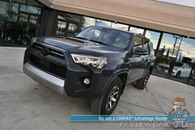 2024 Toyota 4Runner TRD Off Road Premium / 4X4 / Power & Heated Leather Seats / Heated Steering Wheel / Sunroof / NAV / Adaptive Cruise / Lane Depart & Blind Spot Alert / Apple CarPlay & Android Auto / Back Up Camera / Tow Pkg / 1-Owner Anchorage AK 2024 Toyota 4Runner TRD Off Road Premium / 4X4 / Power & Heated Leather Seats / Heated Steering Wheel / Sunroof / NAV / Adaptive Cruise / Lane Depart & Blind Spot Alert / Apple CarPlay & Android Auto / Back Up Camera / Tow Pkg / 1-Owner Anchorage AK