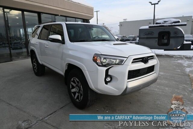 2024 Toyota 4Runner TRD Off Road Premium / 4X4 / Power & Heated Leather Seats / Heated Steering Wheel / Sunroof / NAV / Adaptive Cruise / Lane Depart & Blind Spot Alert / Apple CarPlay & Android Auto / Back Up Camera / Tow Pkg / 1-Owner Anchorage AK
