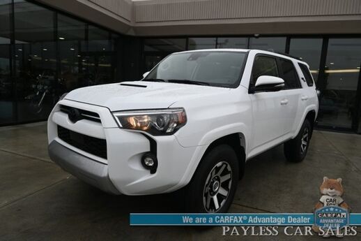2024 Toyota 4Runner TRD Off Road Premium / 4X4 / Power & Heated Leather Seats / Heated Steering Wheel / Sunroof / NAV / Adaptive Cruise / Lane Depart & Blind Spot Alert / Apple CarPlay & Android Auto / Back Up Camera / Tow Pkg / 1-Owner Anchorage AK
