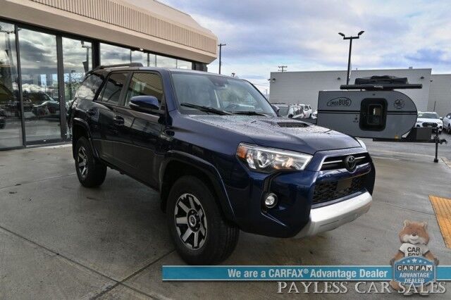 2024 Toyota 4Runner TRD Off Road Premium / 4X4 / Power & Heated Leather Seats / Heated Steering Wheel / Sunroof / NAV / Adaptive Cruise / Lane Depart & Blind Spot Alert / Apple CarPlay & Android Auto / Back Up Camera / Tow Pkg / 1-Owner Anchorage AK