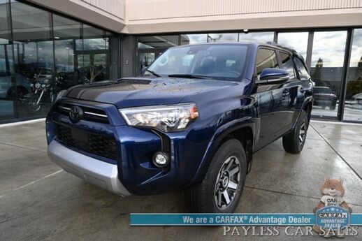 2024 Toyota 4Runner TRD Off Road Premium / 4X4 / Power & Heated Leather Seats / Heated Steering Wheel / Sunroof / NAV / Adaptive Cruise / Lane Depart & Blind Spot Alert / Apple CarPlay & Android Auto / Back Up Camera / Tow Pkg / 1-Owner Anchorage AK
