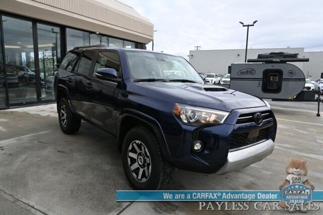 2024 Toyota 4Runner TRD Off Road Premium / 4X4 / Power & Heated Leather Seats / Heated Steering Wheel / Sunroof / NAV / Adaptive Cruise / Lane Depart & Blind Spot Alert / Apple CarPlay & Android Auto / Back Up Camera / Tow Pkg / 1-Owner Anchorage AK
