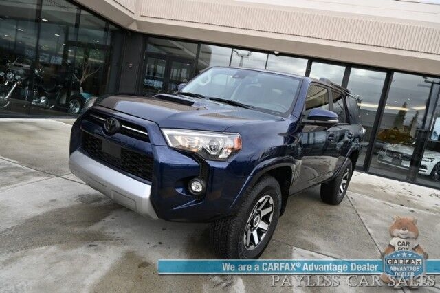2024 Toyota 4Runner TRD Off Road Premium / 4X4 / Power & Heated Leather Seats / Heated Steering Wheel / Sunroof / NAV / Adaptive Cruise / Lane Depart & Blind Spot Alert / Apple CarPlay & Android Auto / Back Up Camera / Tow Pkg / 1-Owner Anchorage AK