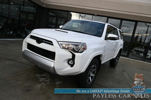 2024 Toyota 4Runner TRD Off Road Premium / 4X4 / Power & Heated Leather Seats / Heated Steering Wheel / Sunroof / NAV / Adaptive Cruise / Lane Depart & Blind Spot Alert / Apple CarPlay & Android Auto / Back Up Camera / Tow Pkg / 1-Owner Anchorage AK