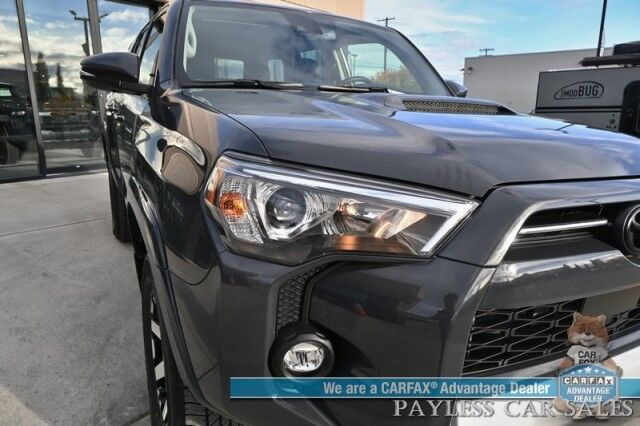 2024 Toyota 4Runner TRD Off Road Premium / 4X4 / Power & Heated Leather Seats / Heated Steering Wheel / Sunroof / NAV / Adaptive Cruise / Lane Depart & Blind Spot Alert / Apple CarPlay & Android Auto / Back Up Camera / Tow Pkg / 1-Owner Anchorage AK