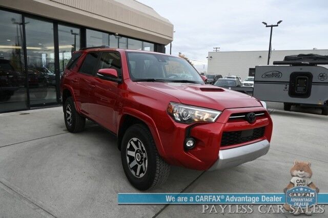 2024 Toyota 4Runner TRD Off Road Premium / 4X4 / Power & Heated Leather Seats / Heated Steering Wheel / Sunroof / NAV / Adaptive Cruise / Lane Depart & Blind Spot / Apple CarPlay & Android Auto / Back Up Camera / Tow Pkg / 1-Owner Anchorage AK