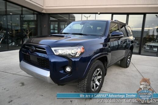 2024 Toyota 4Runner TRD Off Road Premium / 4X4 / Power & Heated Leather Seats / Heated Steering Wheel / Sunroof / NAV / Lane Watch & Blind Spot Alert / Apple CarPlay & Android Auto / Back up Cam / Aluminum Wheels / Tow Pkg / 1-Owner Anchorage AK