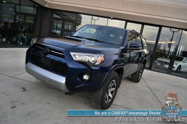 2024 Toyota 4Runner TRD Off Road Premium / 4X4 / Power & Heated Leather Seats / Heated Steering Wheel / Sunroof / NAV / Lane Watch & Blind Spot Alert / Apple CarPlay & Android Auto / Back up Cam / Aluminum Wheels / Tow Pkg / 1-Owner Wasilla AK