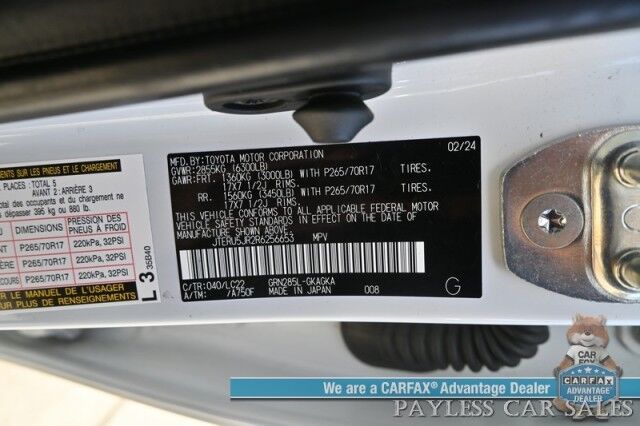 2024 Toyota 4Runner TRD Off Road Premium / 4X4 / Power & Heated Leather Seats / Heated Steering Wheel / Sunroof / Navigation / Lane Watch & Blind Spot Alert / Apple CarPlay & Android Auto / Back up Cam / Tow Pkg / 1-Owner Wasilla AK