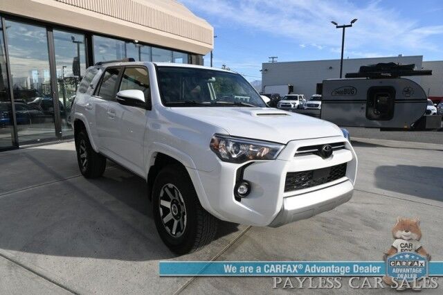 2024 Toyota 4Runner TRD Off Road Premium / 4X4 / Power & Heated Leather Seats / Heated Steering Wheel / Sunroof / Navigation / Lane Watch & Blind Spot Alert / Apple CarPlay & Android Auto / Back up Cam / Tow Pkg / 1-Owner Anchorage AK