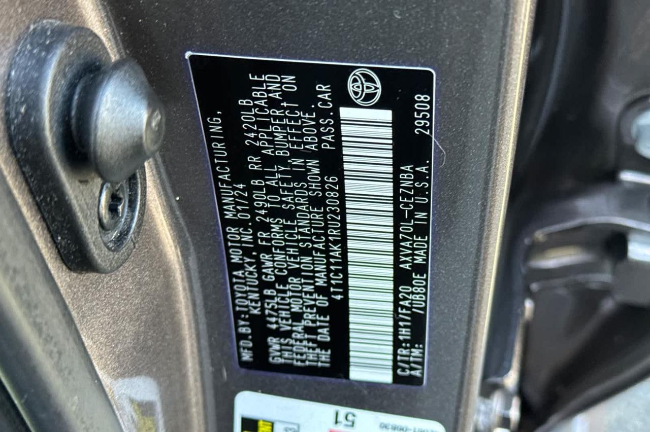 2024 Toyota Camry LE Roseville CA