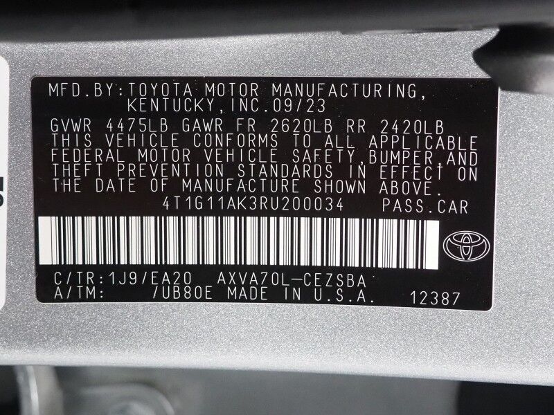 2024 Toyota Camry SE *ADAPTIVE CRUISE, LANE DEPARTURE ALERT, COLLISION ALERT, BACKUP-CAMERA, COLOR TOUCHSCREEN, SPORT SOFTEX, 18 INCH ALLOYS, LED HEADLIGHTS, BLUETOOTH, ANDROID & APPLE Round Rock TX