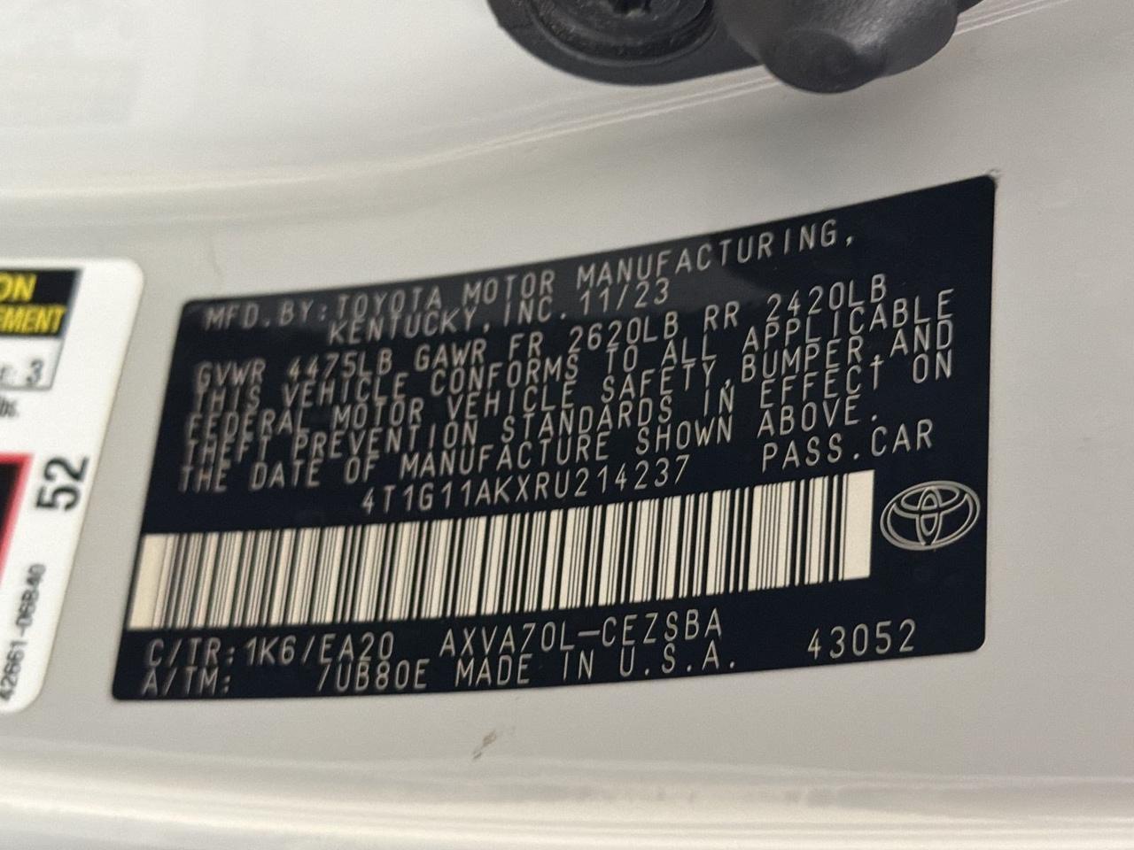 2024 Toyota Camry SE San Antonio TX