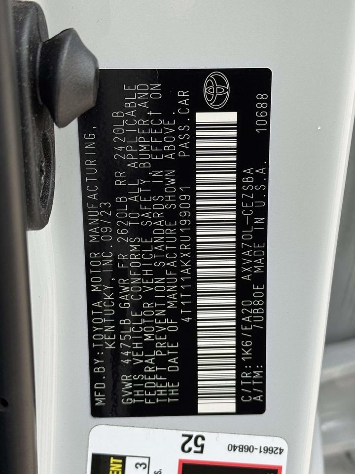 2024 Toyota Camry SE Fredericksburg VA