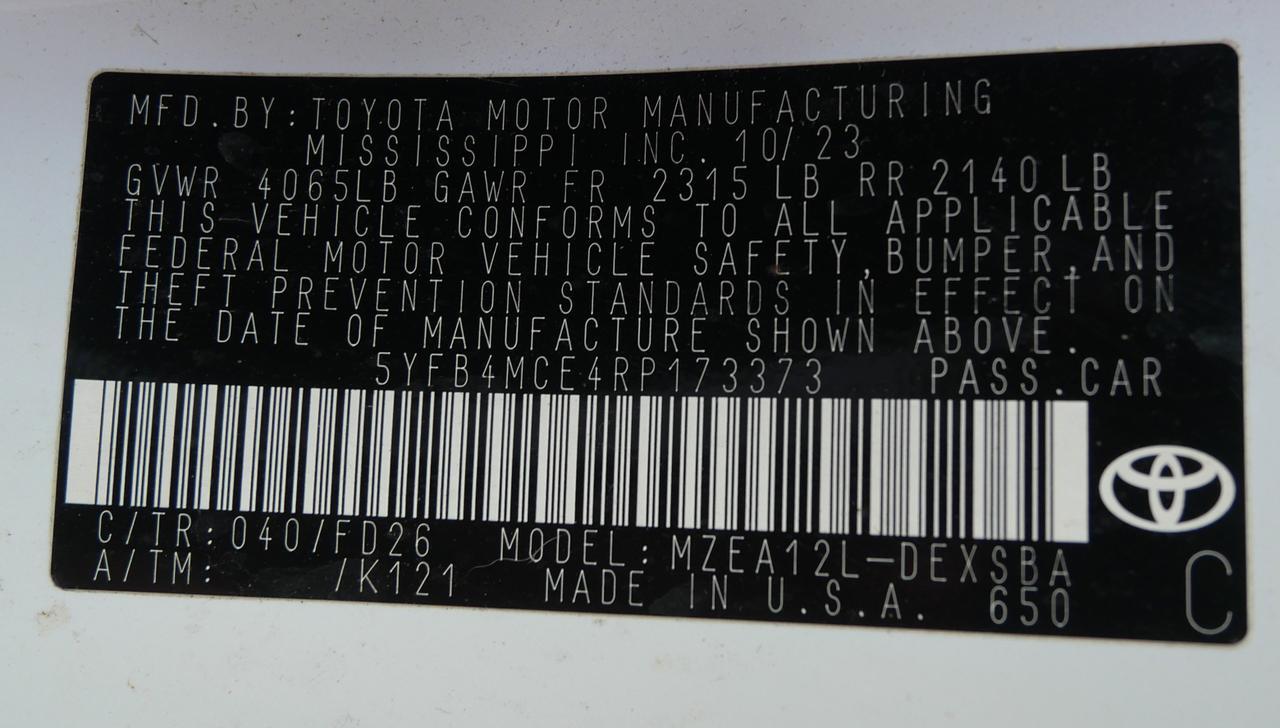 2024 Toyota Corolla Nightshade Edition San Juan TX