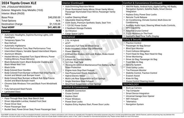 2024 Toyota Crown XLE Raleigh NC
