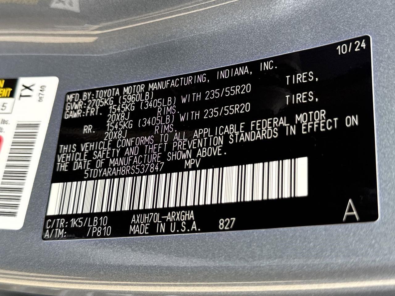2024 Toyota Highlander Hybrid Limited San Antonio TX