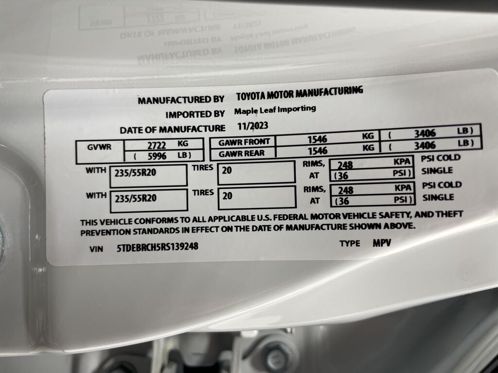 2024 Toyota Highlander Hybrid Platinum AWD Minocqua WI