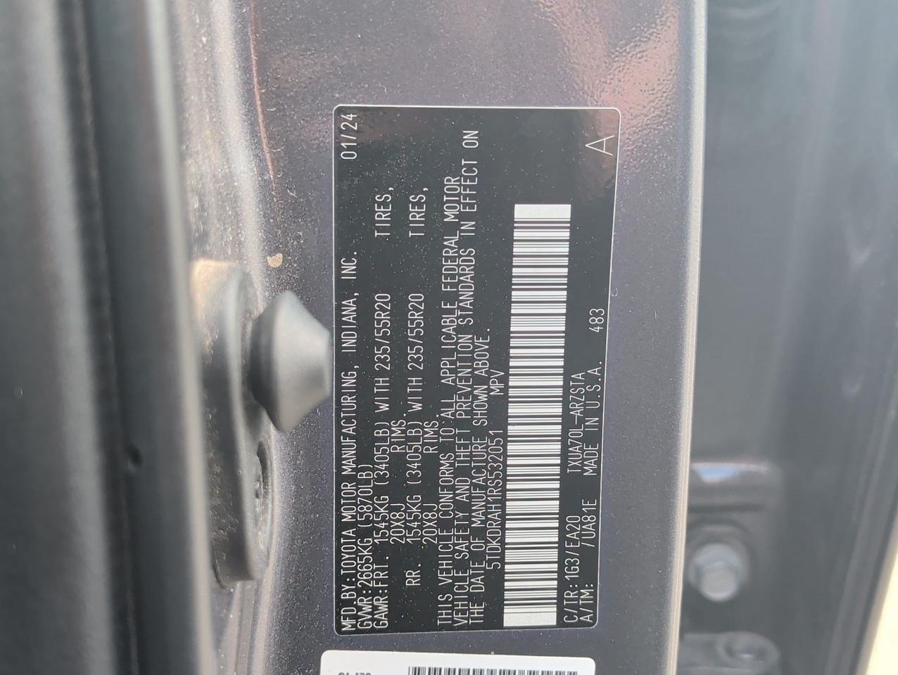 2024 Toyota Highlander LE San Juan TX