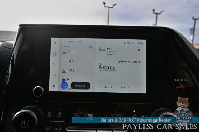 2024 Toyota Highlander XLE / AWD / Auto Start / Power & Heated Leather Seats / Sunroof / Adaptive Cruise / Lane Departure & Blind Spot / Rear Captain Chairs / 3rd Row / Seats 7 / Apple CarPlay & Android Auto / Back Up Camera / 1-Owner Wasilla AK